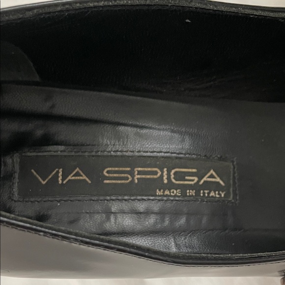 Via Spiga Black Mary Jane Chunky Heels -SZ 10 - Italy - Picture 7 of 12